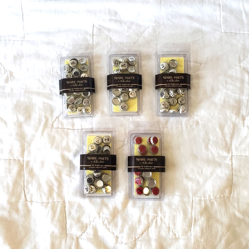 Paper Studio Bundle of 5 Bottlecaps